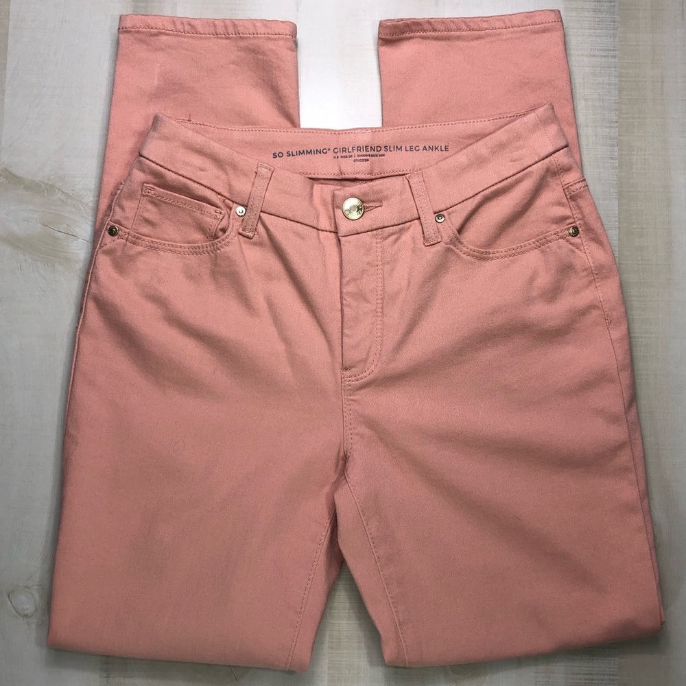 CHICO’S SO SLIMMING GIRLFRIEND ANKLE JEANS SIZE 2R - Picture 2 of 8